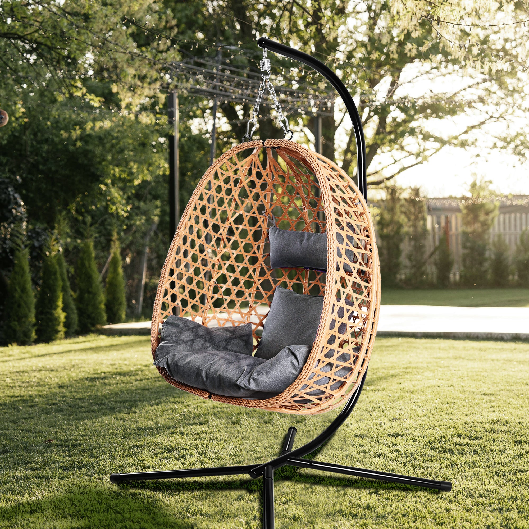 Swing Chair Overstock Woven Chair Overstock Papasan Cushion