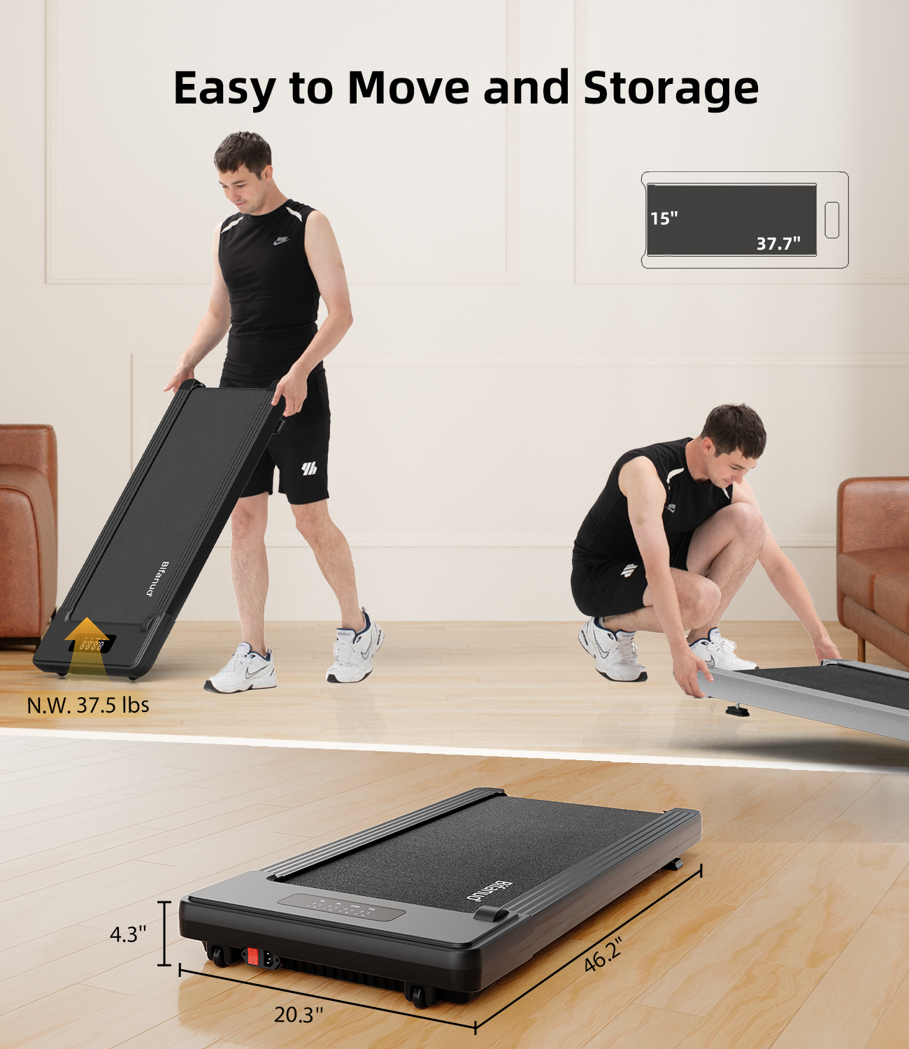 2.25HP Under Desk Treadmill