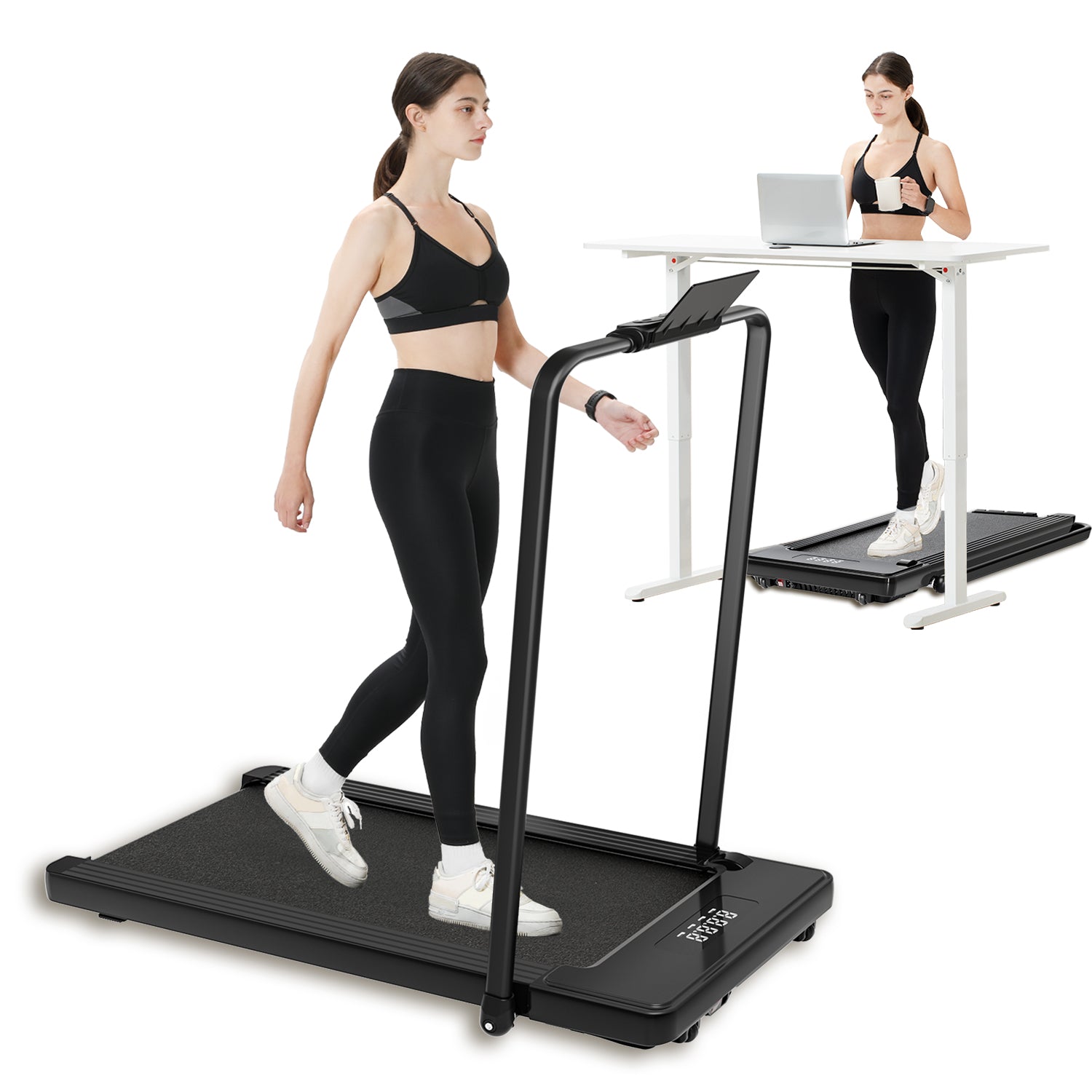 2-in-1 Folding Treadmill