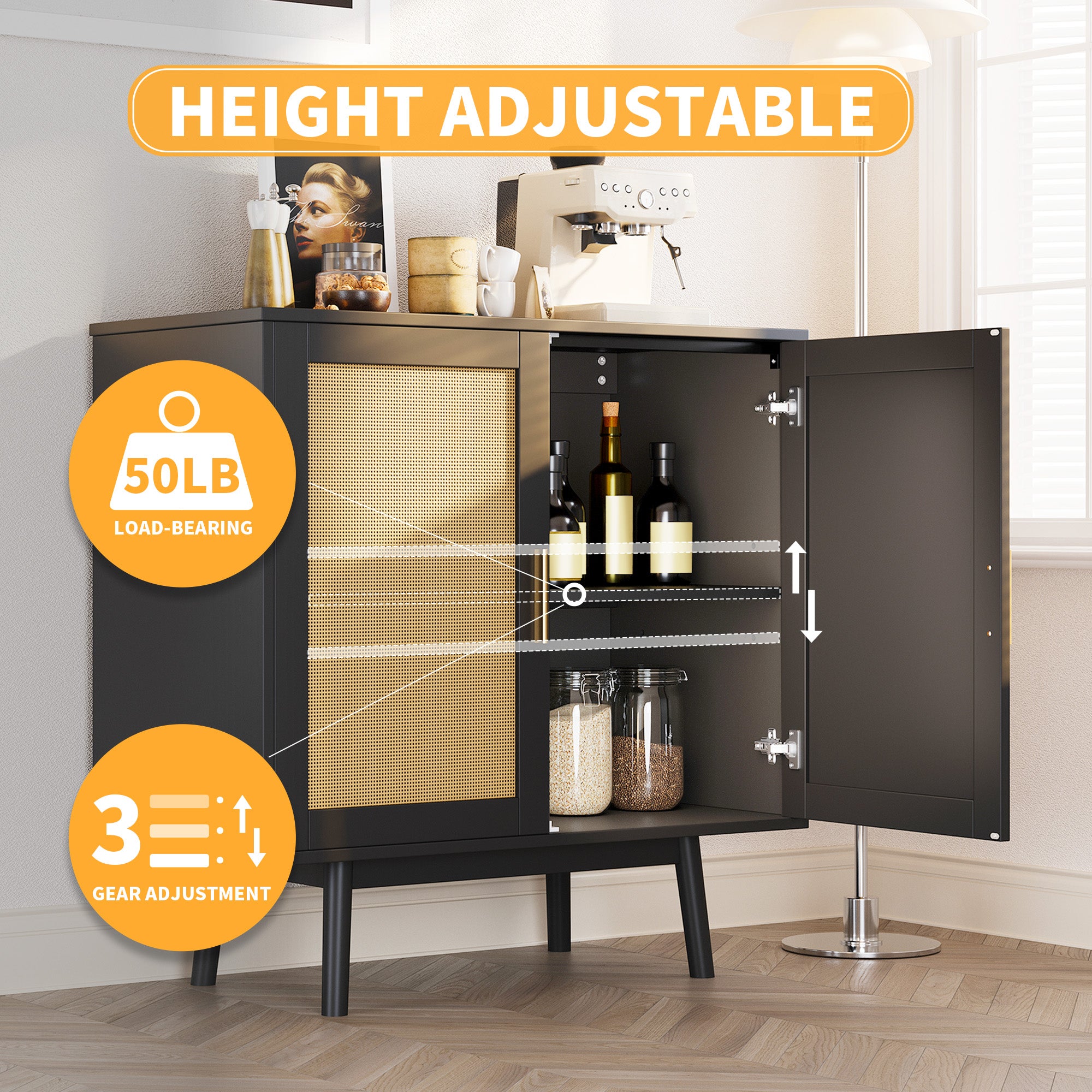 LHBcraft Heavy-Duty Adjustable Shelf Storage Unit