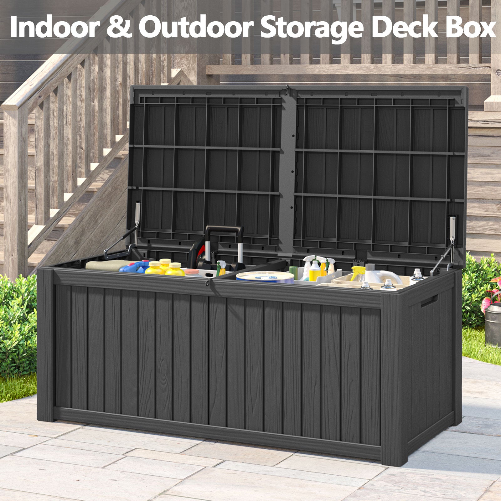 LHBcraft 180 Gallon Deck Box